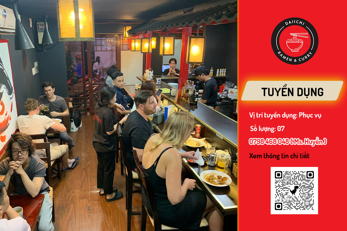 tuyển dụng daiichi ramen